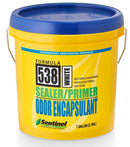A 1 gallon yellow bucket of Sentinel 538 White Sealer/Primer Odor Encapsulant with a blue lid, shown on a white background.