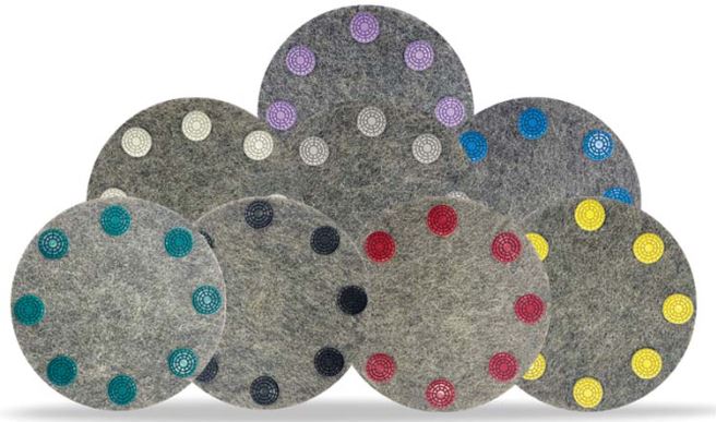 17" Resin DOT pad 3500 grit each