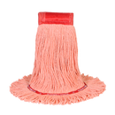 Large Orange Mop Head looped and banded